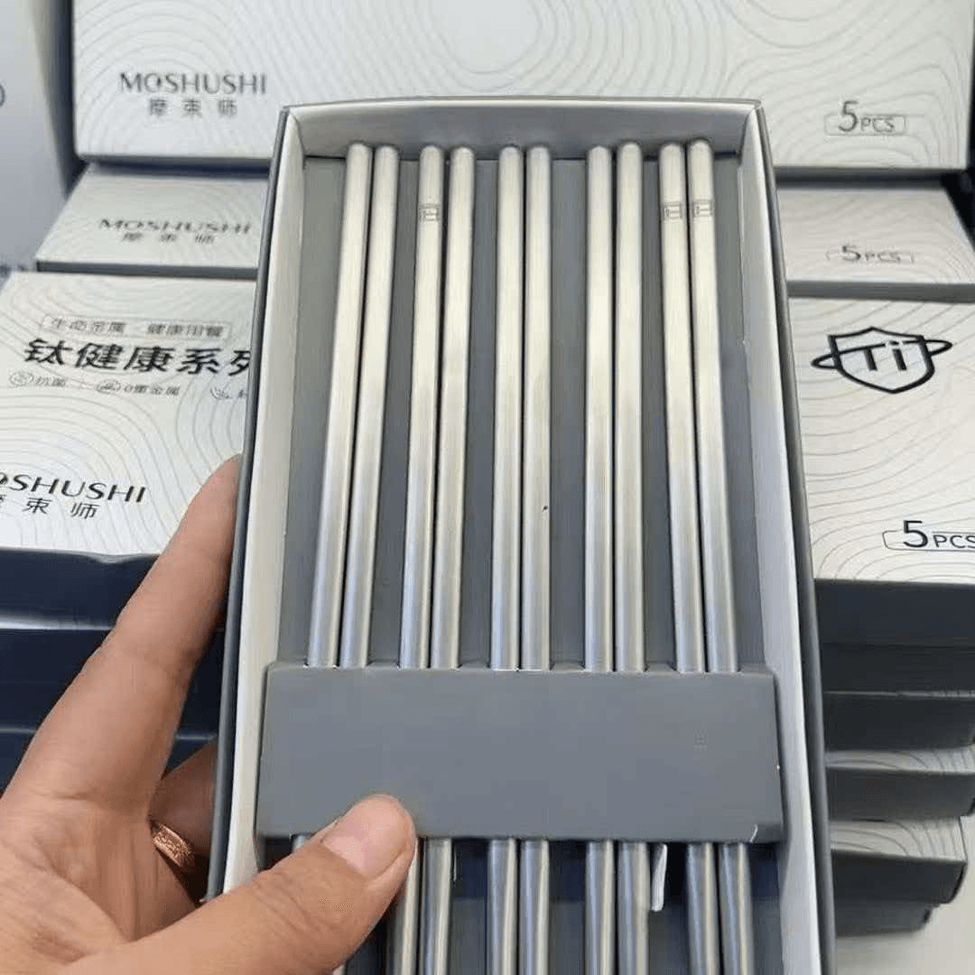 Titanium Antibacterial Healthy Chopsticks