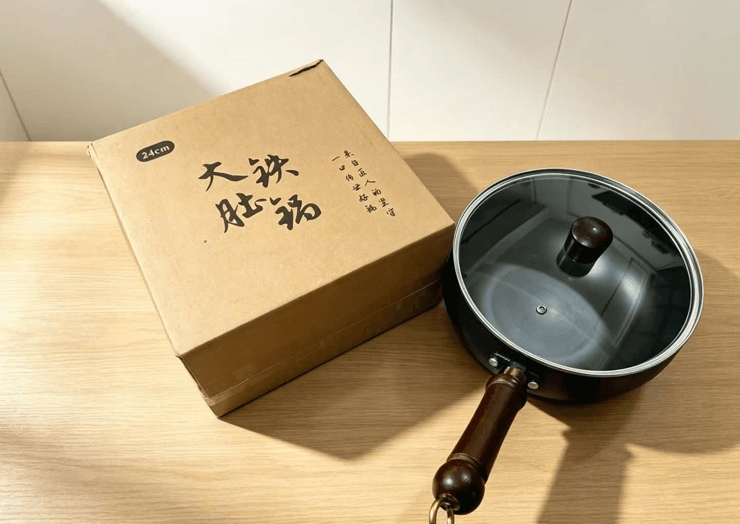 24cm Deep-Belly Iron Wok